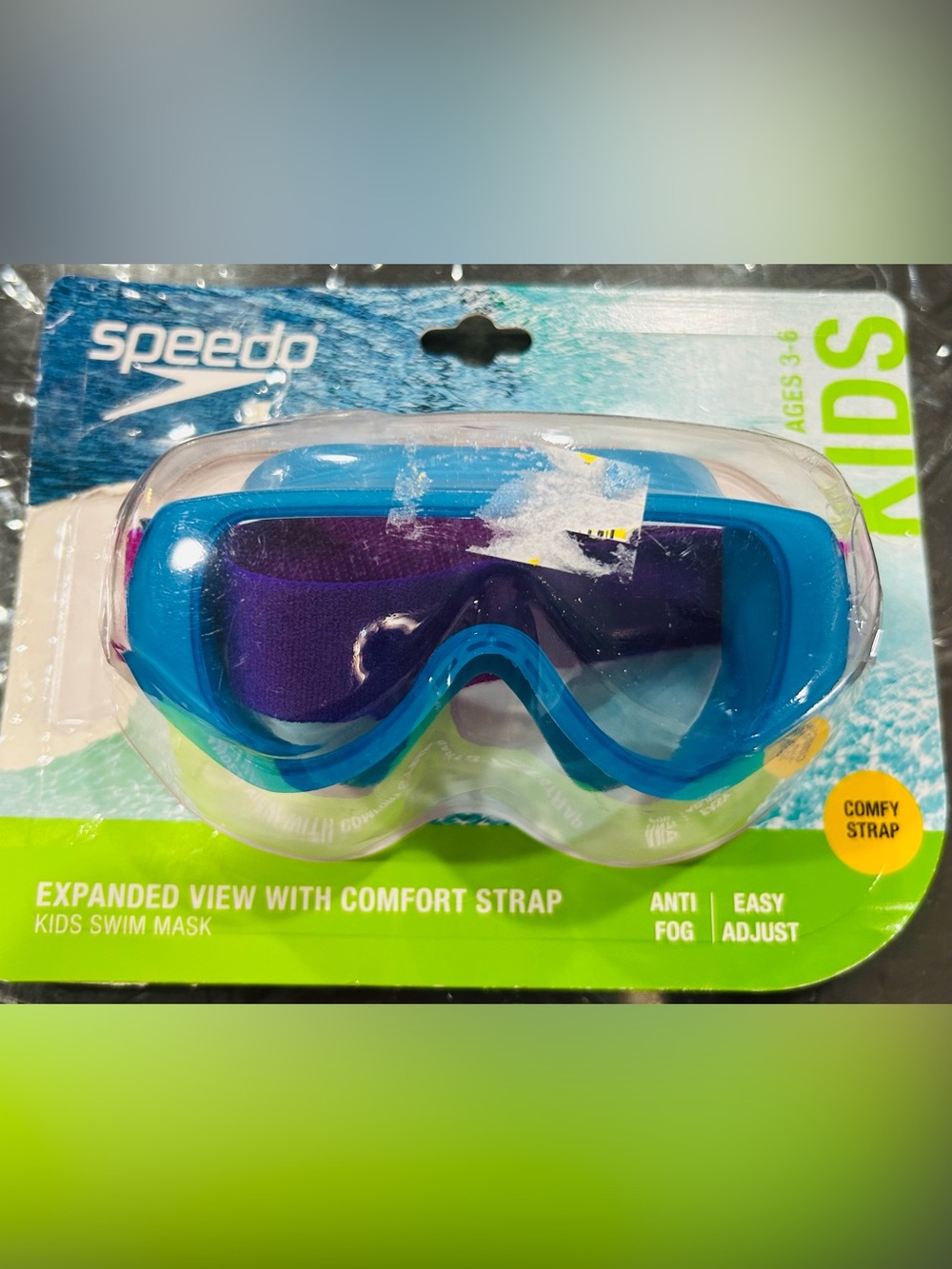 Speedo Kids Blue Swim Mask with Comfort Strap